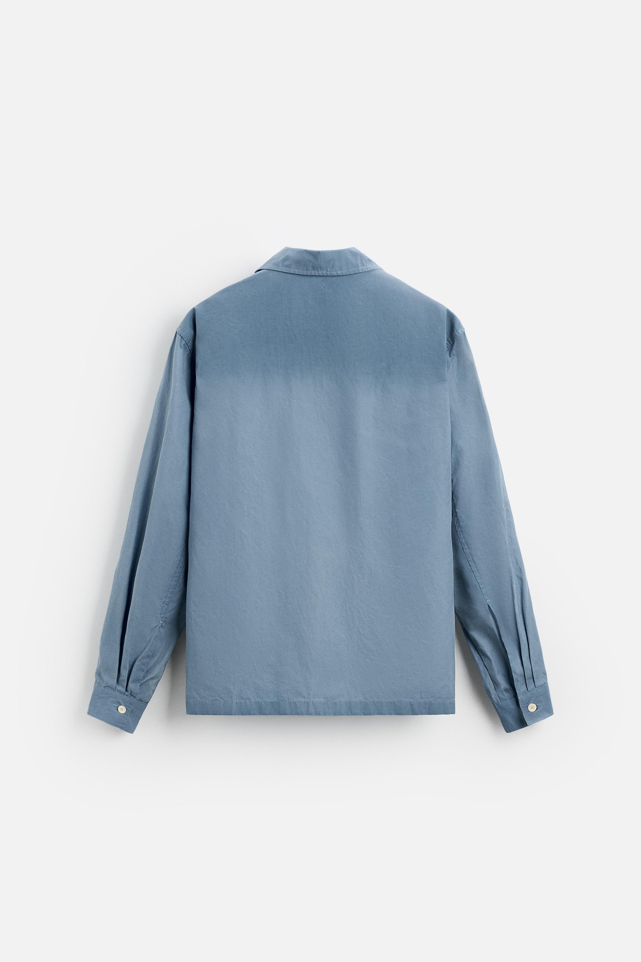 安心★関税込み★ZARA★CONTRAST TEXTURED OVERSHIRT CONTRAST TEXTURED OVERSHIRT - Black / White | ZARA Australia