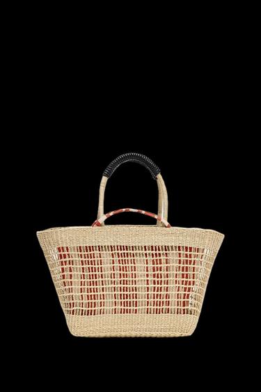 CAPAZO DOBLE TRENZADO - Beige claro de Zara