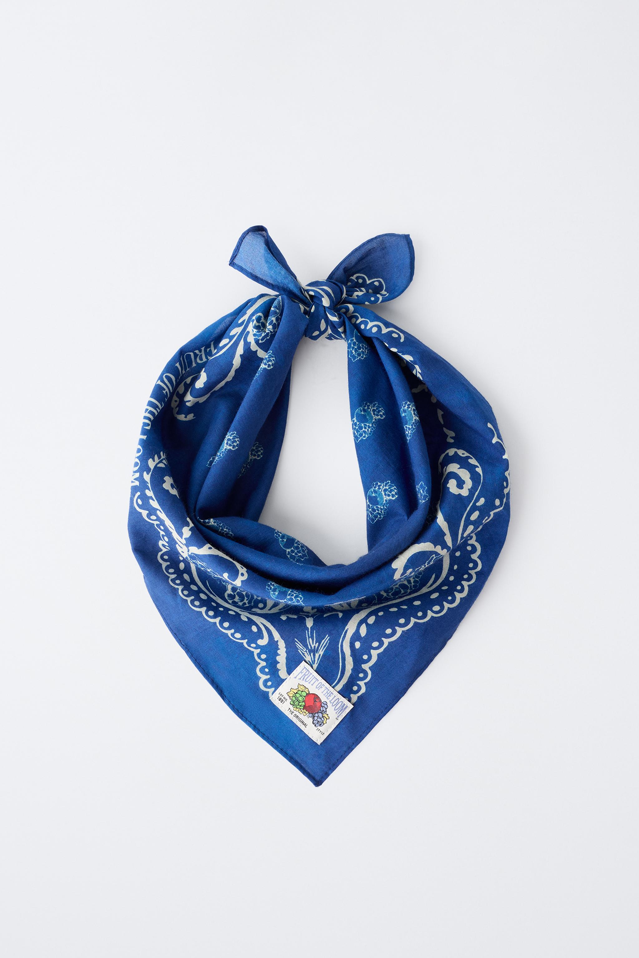 BANDANA IMPRIMÉ CACHEMIRE ÉTIQUETTE FRUIT OF THE LOOM™