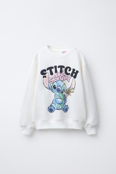 Zara LILO & STITCH © DISNEY PRINTED SWEATSHIRT - Oyster-white - Image 0