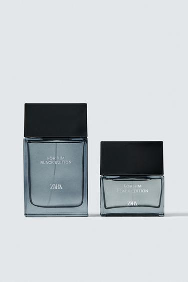 Zara FOR HIM BLACK EDITION 淡香水套裝 100 毫升 (3.4 液量盎司) + 50 毫升 (1.7 液量盎司) - 明淺棕色