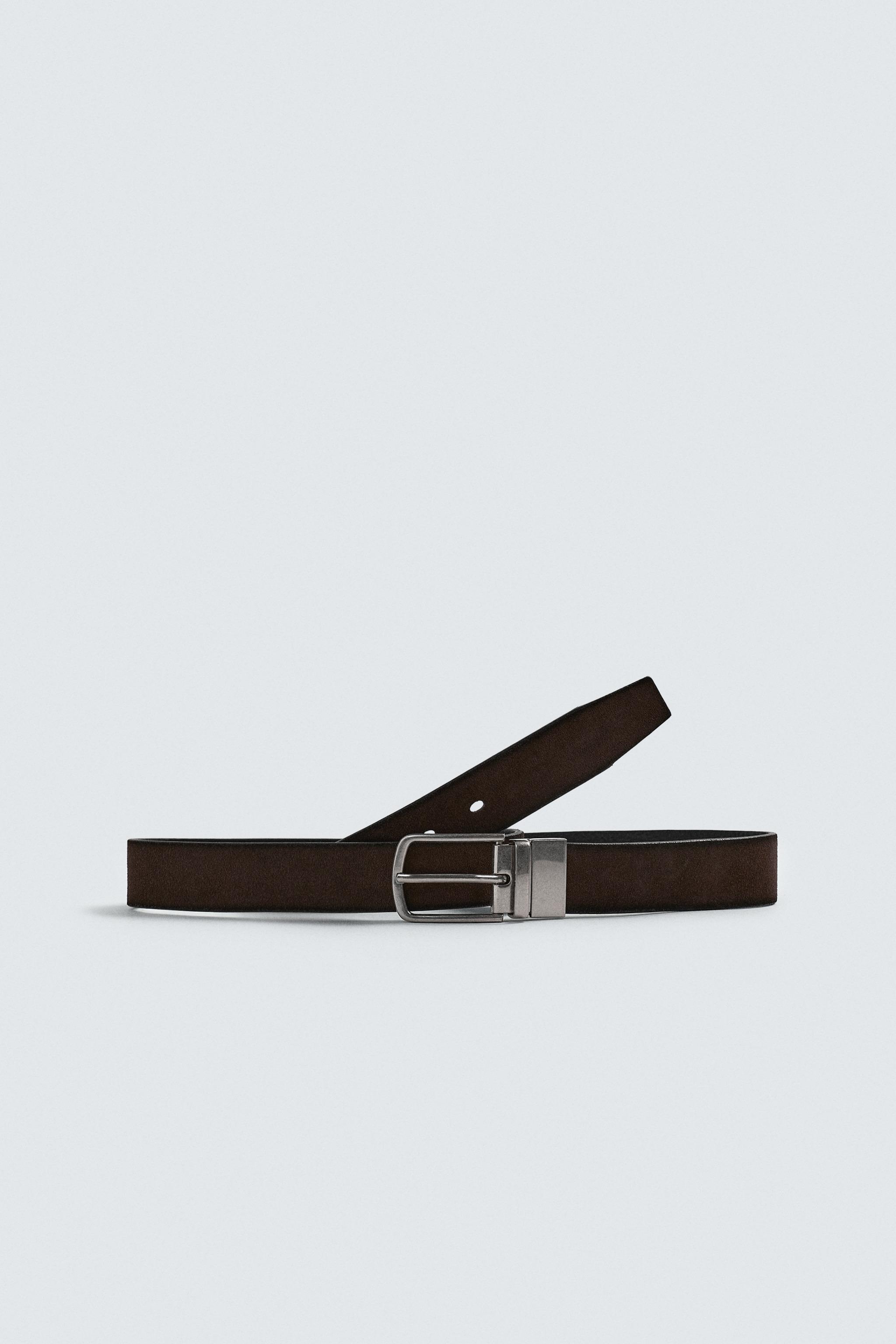 CEINTURE EN CUIR RÉVERSIBLE