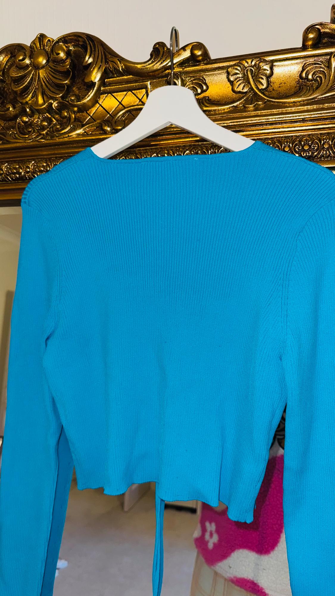 RIBBED KNIT CARDIGAN - Image 4