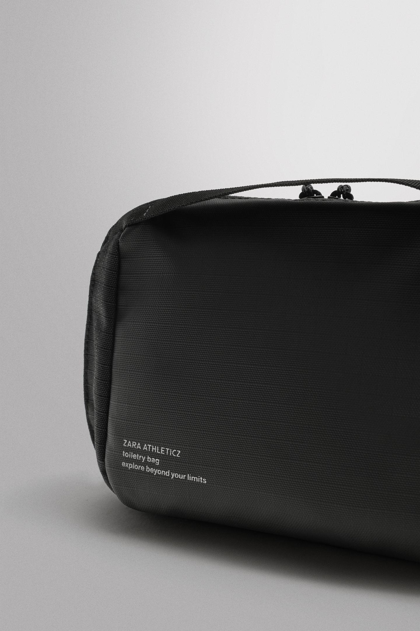 Мужской несессер Zara Sports Toiletry Bag, цвет: Чёрный — фото 3