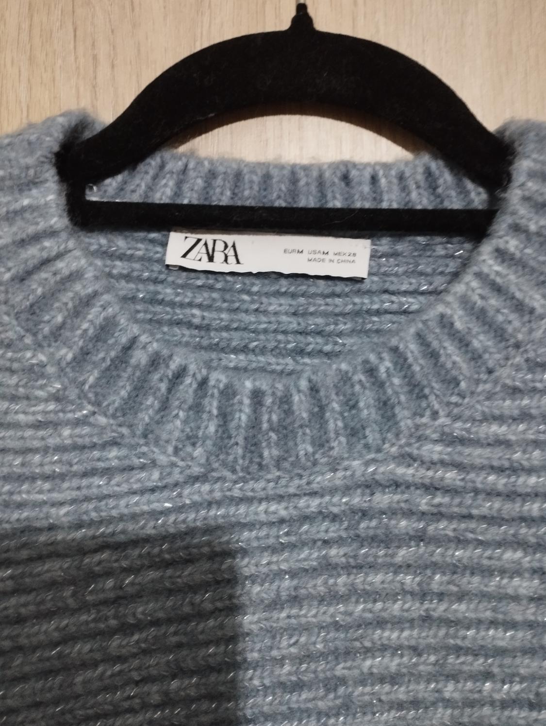WOOL BLEND BALLOON SLEEVE SWEATER - Image 3