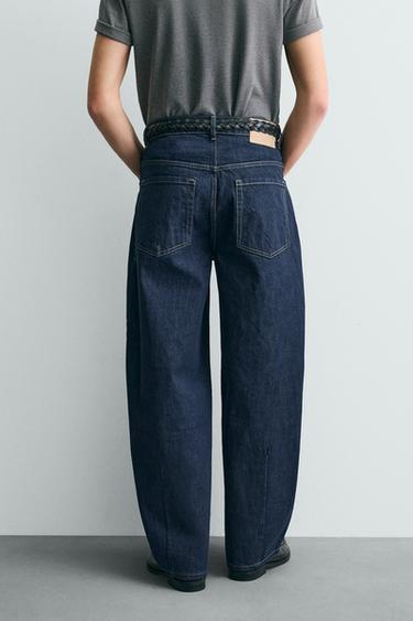 JEAN COUPE BALLON - Indigo de Zara - Image 2