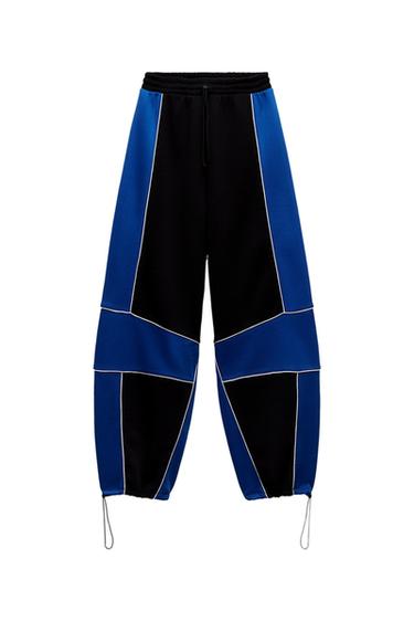 COLOUR BLOCK JOGGER TROUSERS