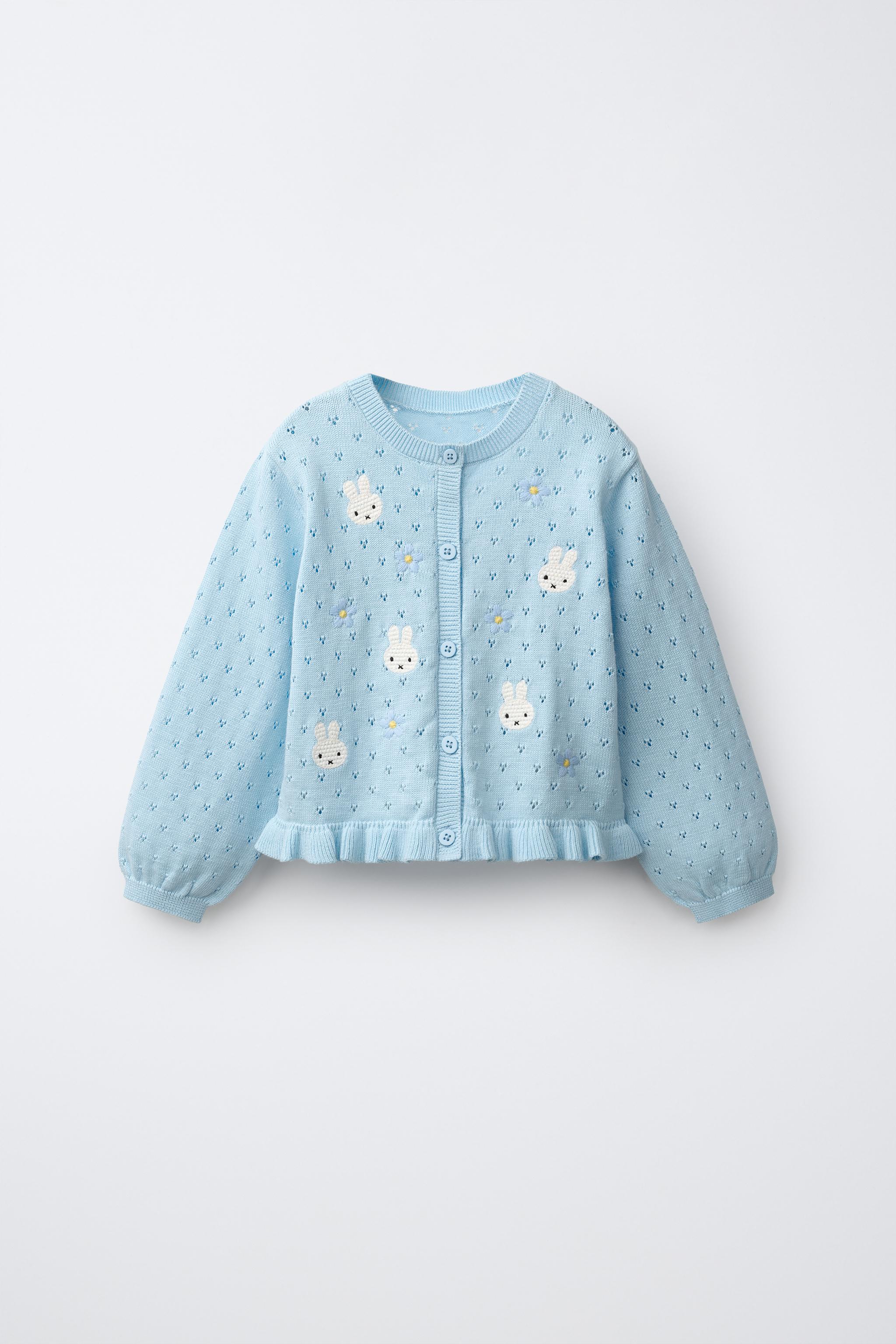 MIFFY™ MERCIS BV © EMBROIDERED CARDIGAN - Pastel blue | ZARA Singapore
