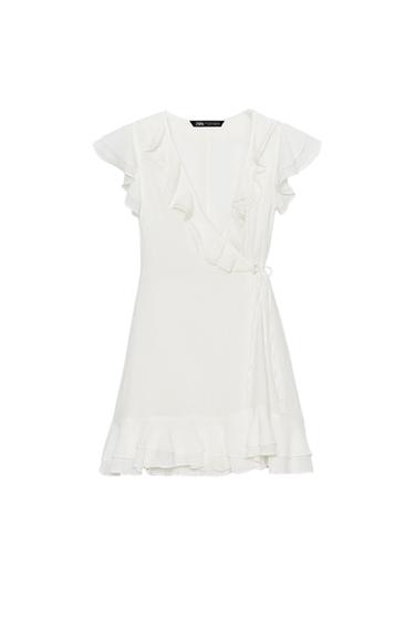 RUFFLED MINI DRESS