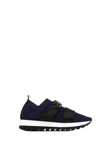 BEADED STRETCH SNEAKERS