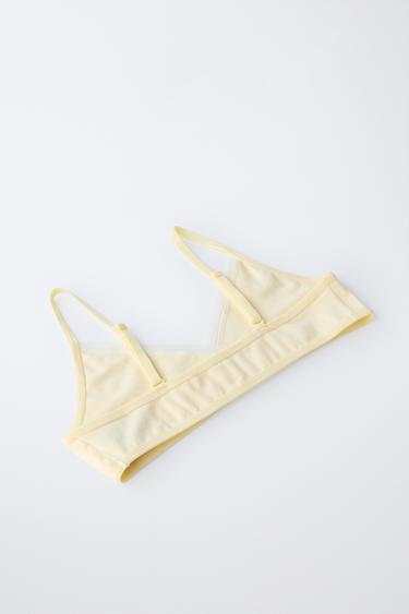 9-14 ANS/ LOT DE TROIS TOPS RAYÉS - Bleu / Blanc de Zara - Image 2