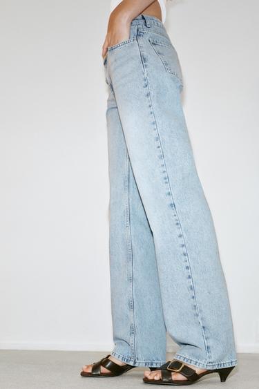 Z1975 LOW-RISE JEANS - Light blue by Zara - Image 7