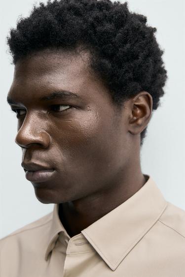 CHEMISE COUPE SLIM - Sable de Zara - Image 4