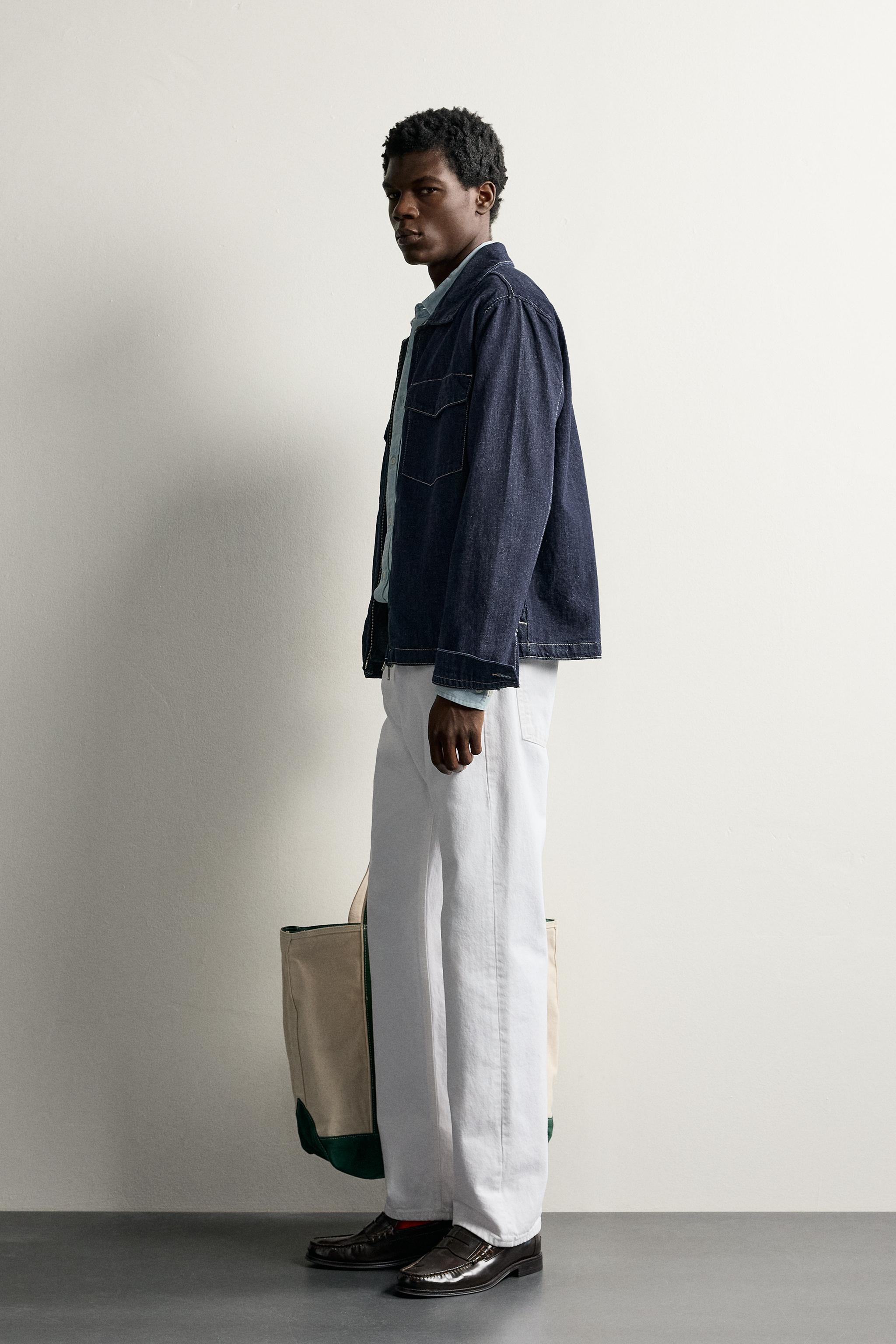 REGULAR FIT ZIP-UP OVERSHIRT