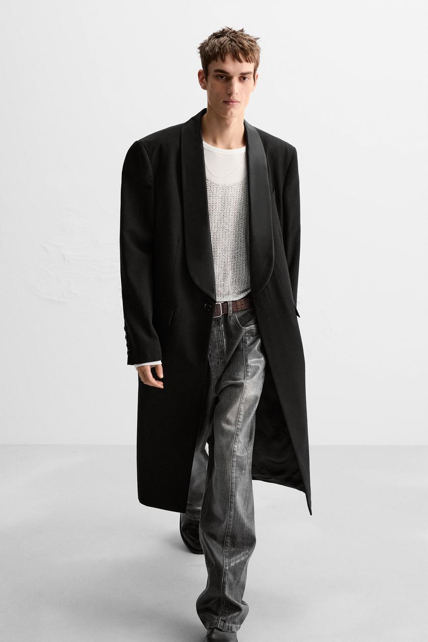 リミテッドエディション タキシードフロックコート - ブラック | ZARA  