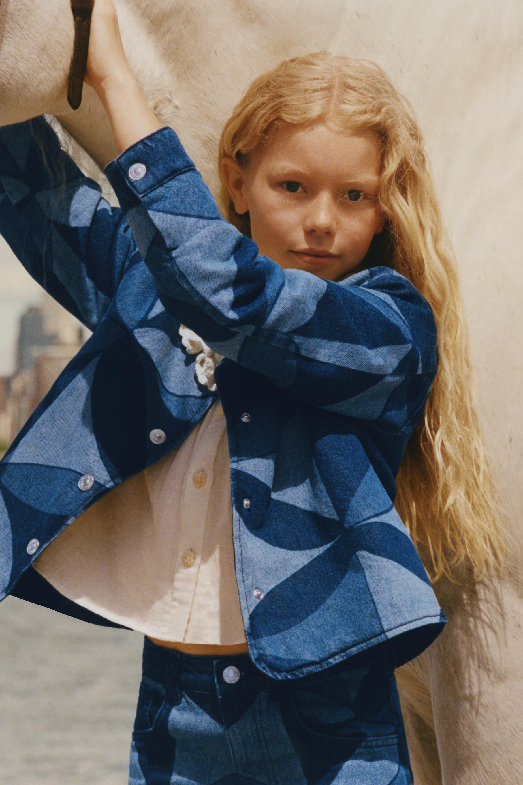 Denim jackets voor meisjes Nieuwe Collectie Online ZARA Belgie