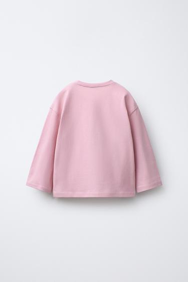 LOT DE TROIS HAUTS UNIS - marron/blanc de Zara - Image 2