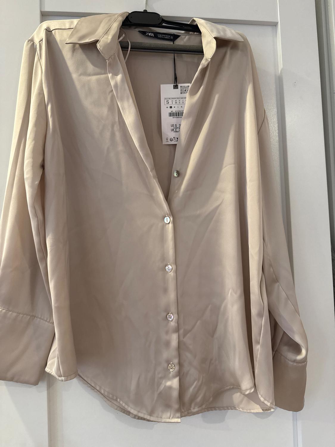 SATIN EFFECT SHIRT