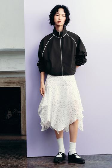 NYLON PUFFER JACKET - Black by Zara