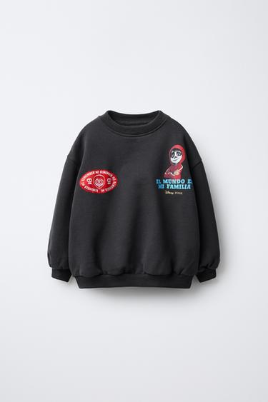 SUDADERA ESTAMPADA COCO © DISNEY - Gris antracita de Zara