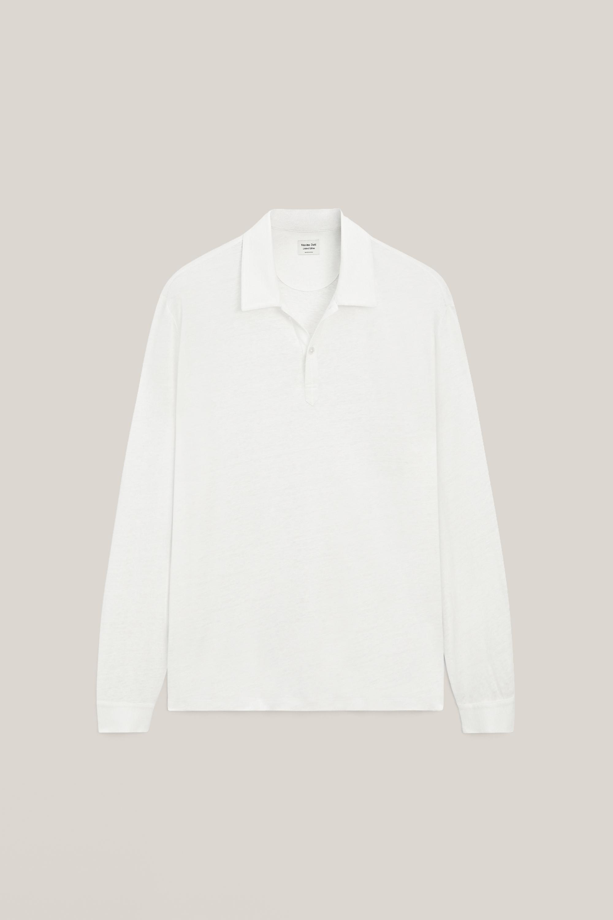 Polo 100 % lin à manches longues - LIMITED EDITION