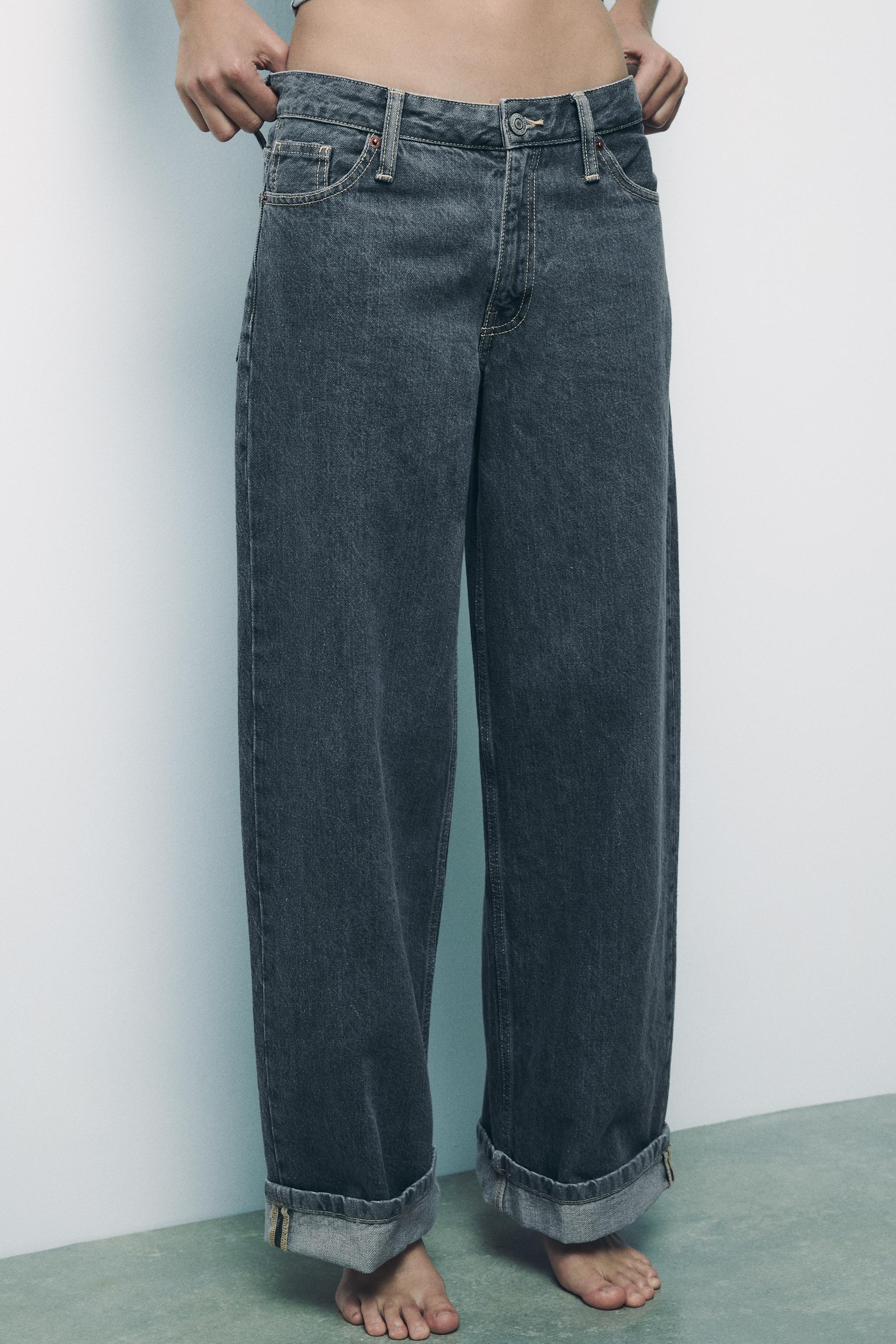 大人女性の - BAIXA CINTURA UP FOLD RELAXED TRF JEANS Cinzento Brasil ZARA | その他