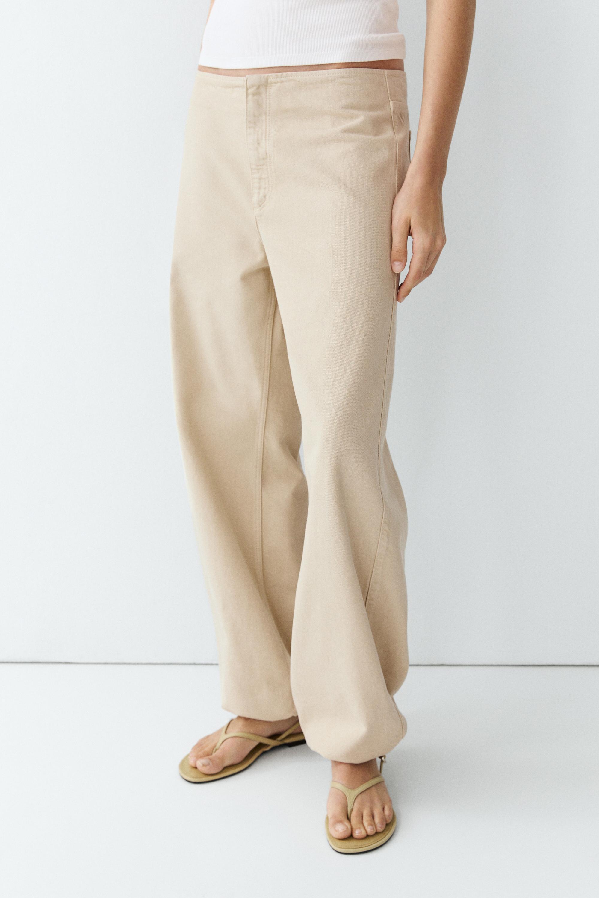 Relaxed fit parachute pants