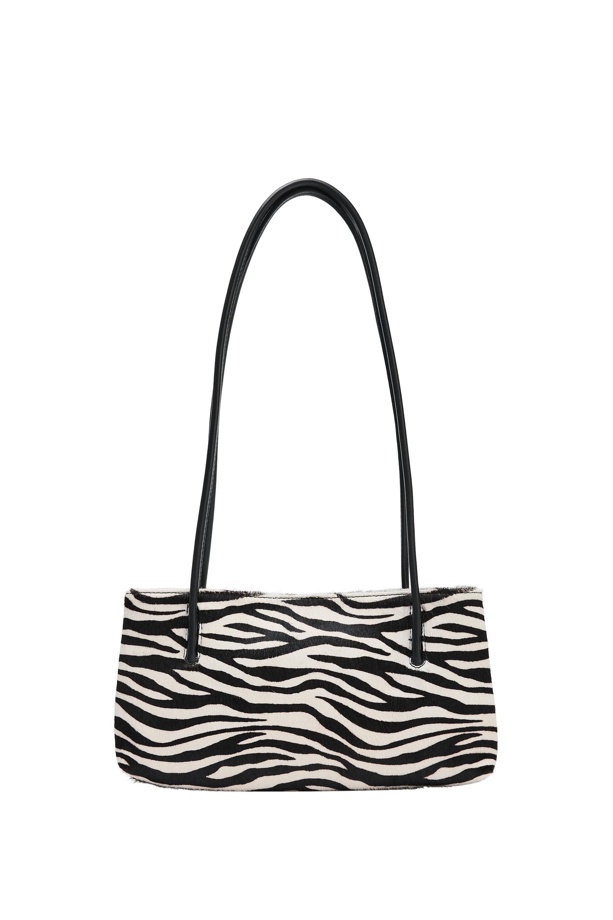BOLSO DE HOMBRO PIEL ESTAMPADO ANIMAL