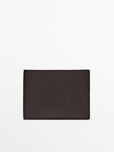 Zara Nappa leather landscape wallet - Brown