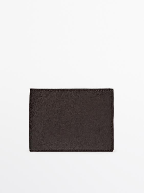 Nappa leather landscape wallet