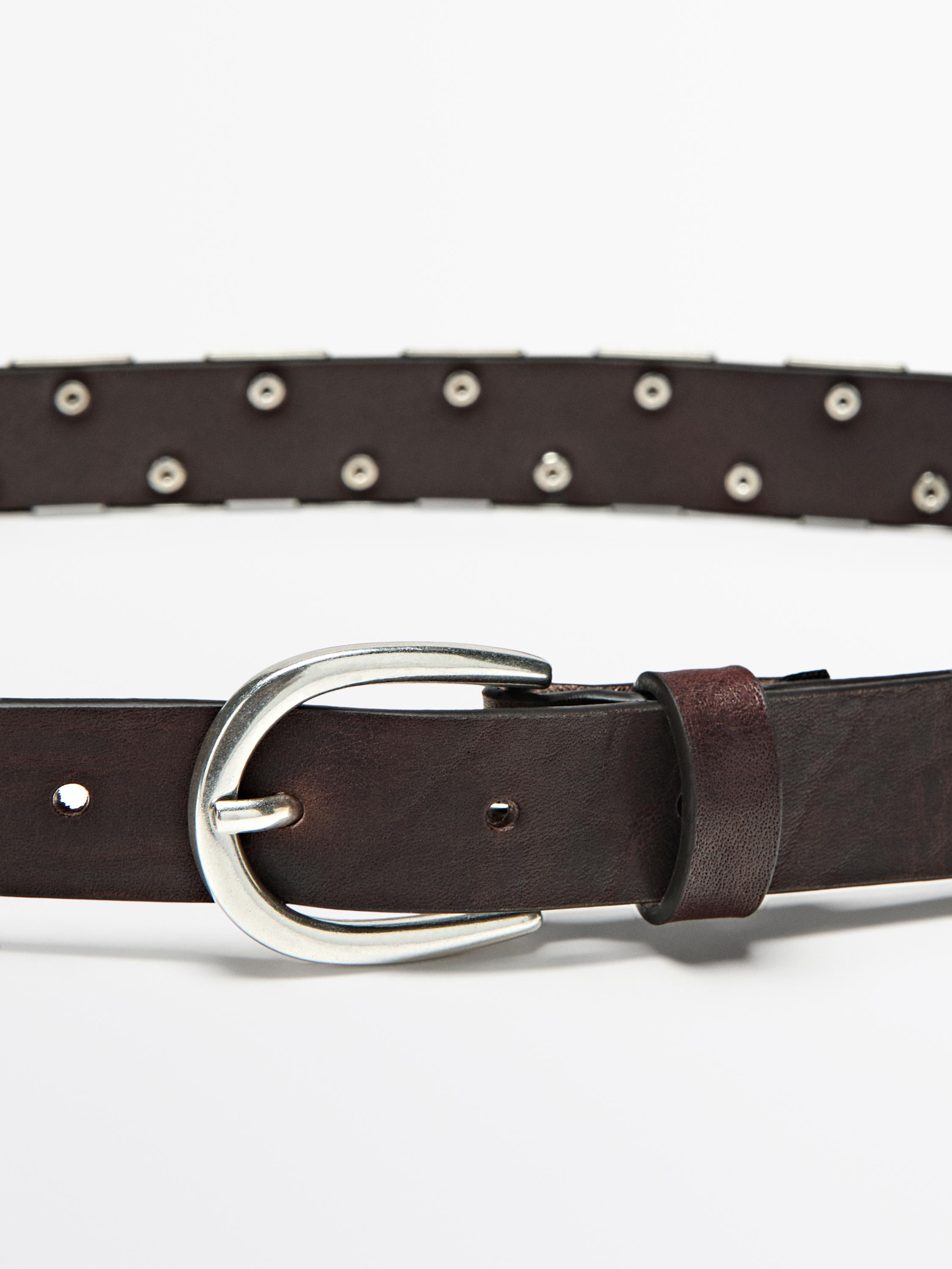 Ceinture à pièces métalliques