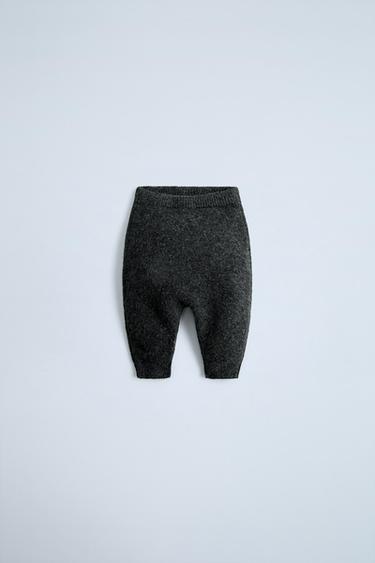 KNIT LEGGINGS - Dark grey by Zara