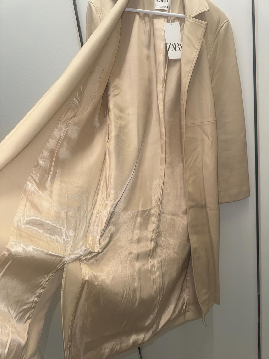 FAUX LEATHER TRENCH COAT - Image 7