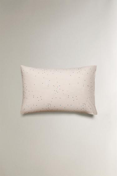 TAIE D’OREILLER ENFANT COTON ÉTOILES - Rose clair de Zara - Image 3