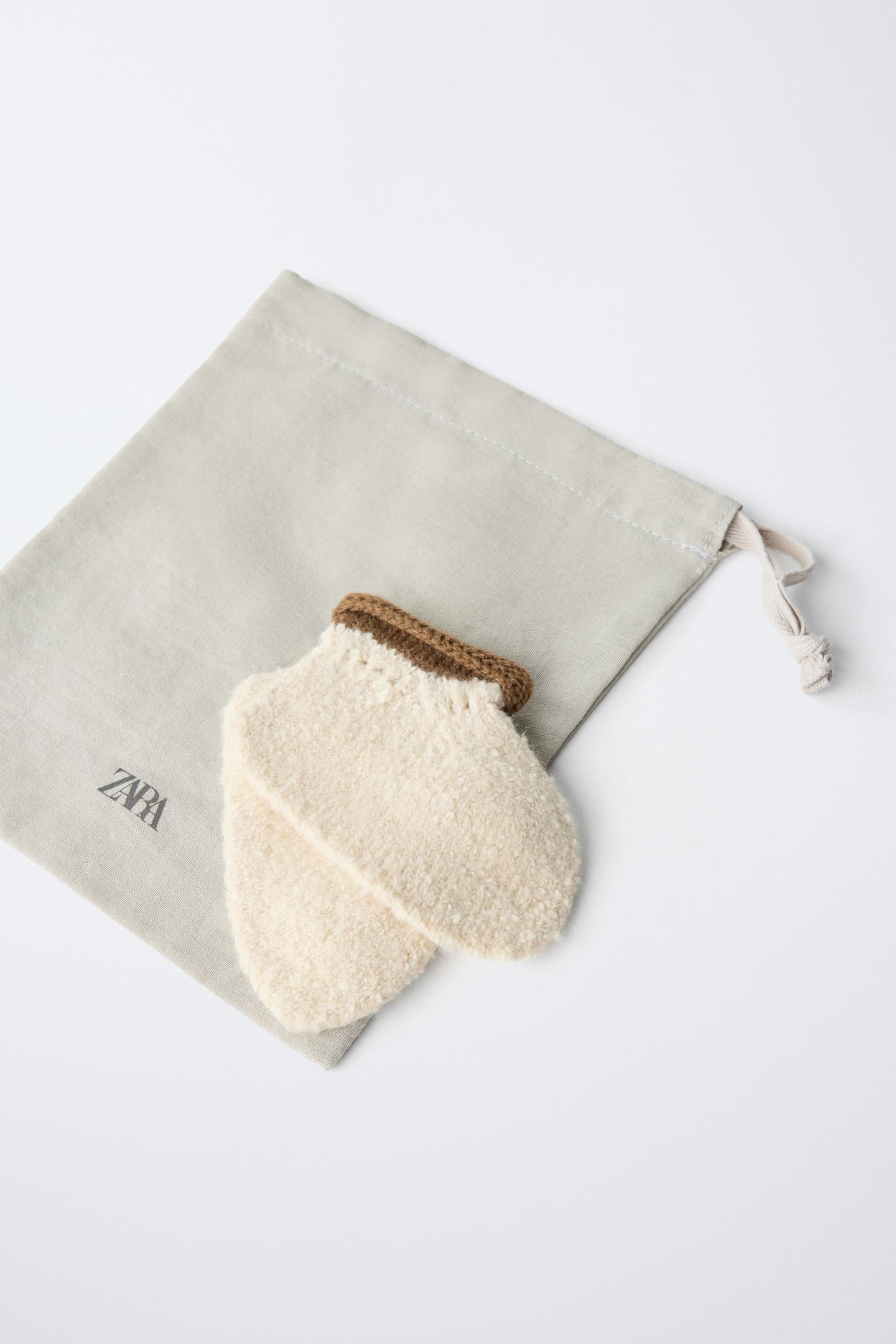 Детские ботинки Zara Contrast BouclÉ Booties, цвет: Разноцветный — фото 2