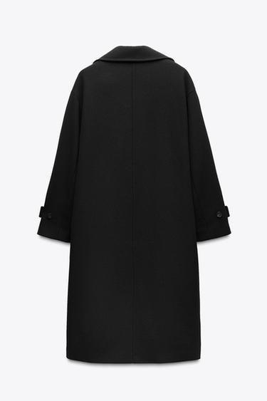 MANTEAU OVERSIZE SOFT - Noir de Zara - Image 5