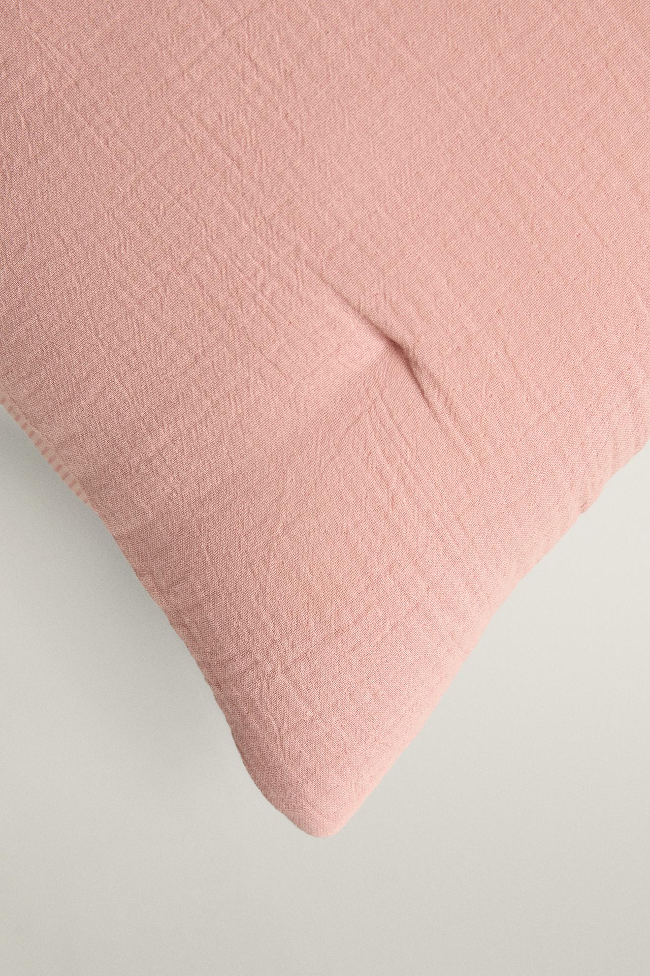 KIDS' CHIFFON THROW PILLOW COVER — Pink