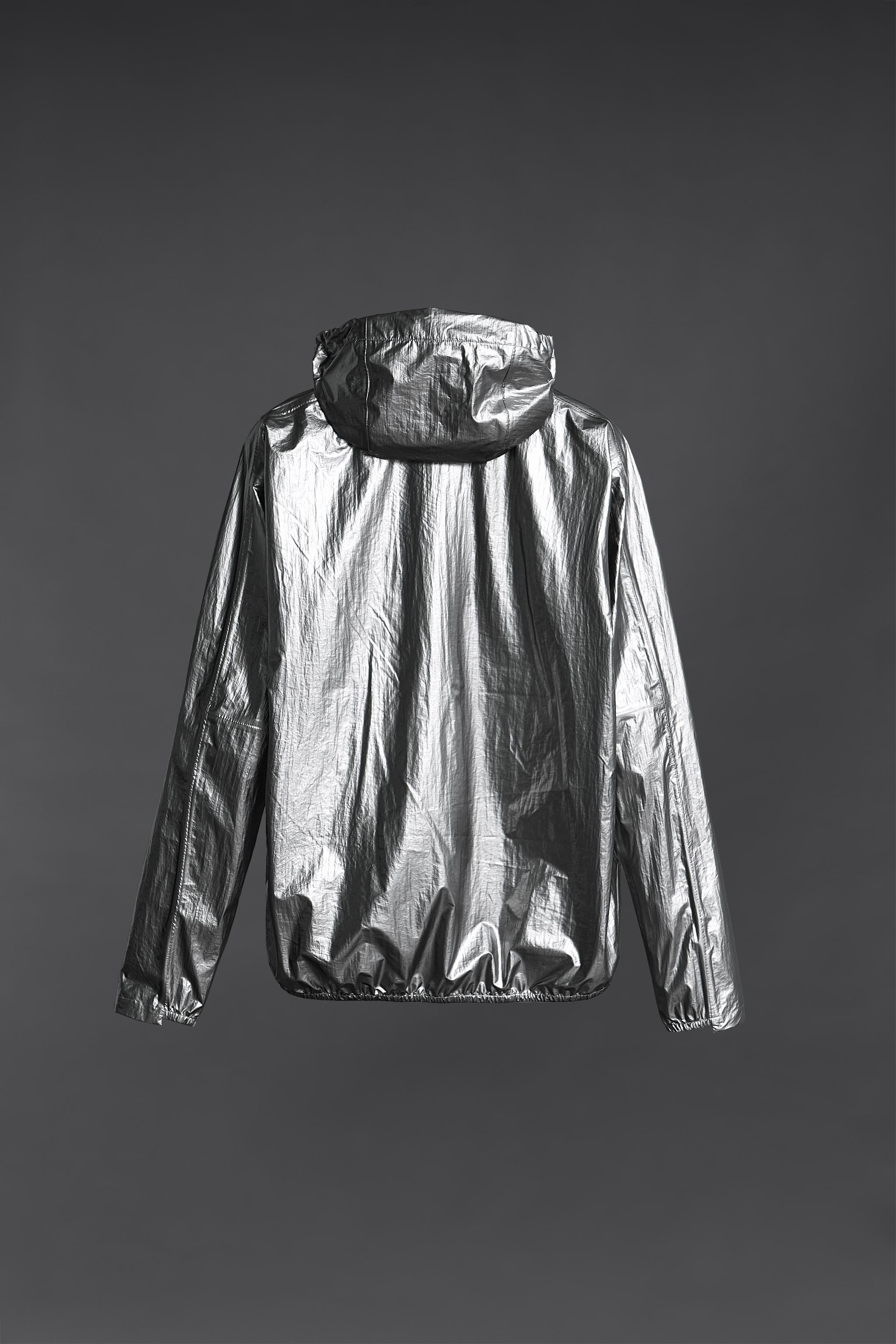 TECHNICAL WINDBREAKER JACKET - Silver | ZARA Singapore