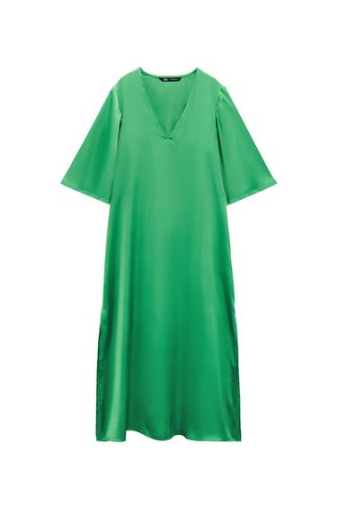 SATIN TUNIC DRESS