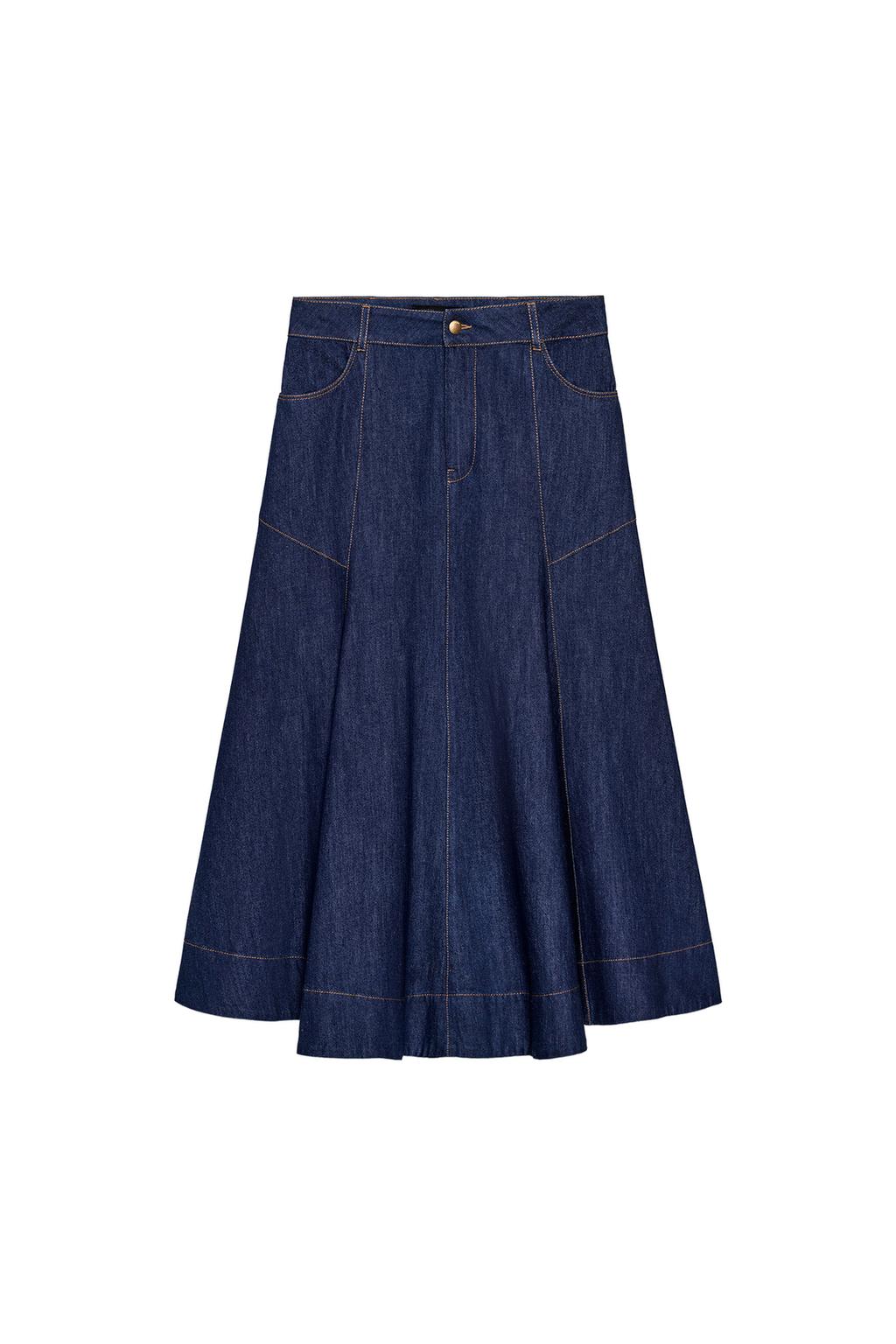 A-LINE MIDI SKIRT - image 3