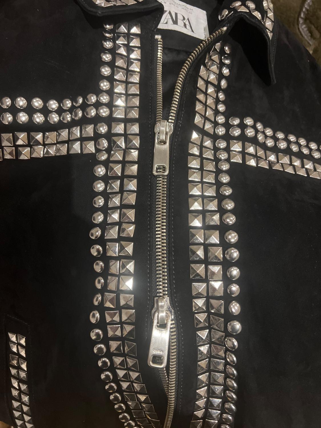 STUDDED SUEDE JACKET - Image 5