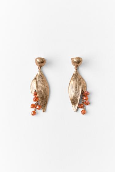 BOUCLES D'OREILLES FLEUR FANTAISIE - Doré de Zara