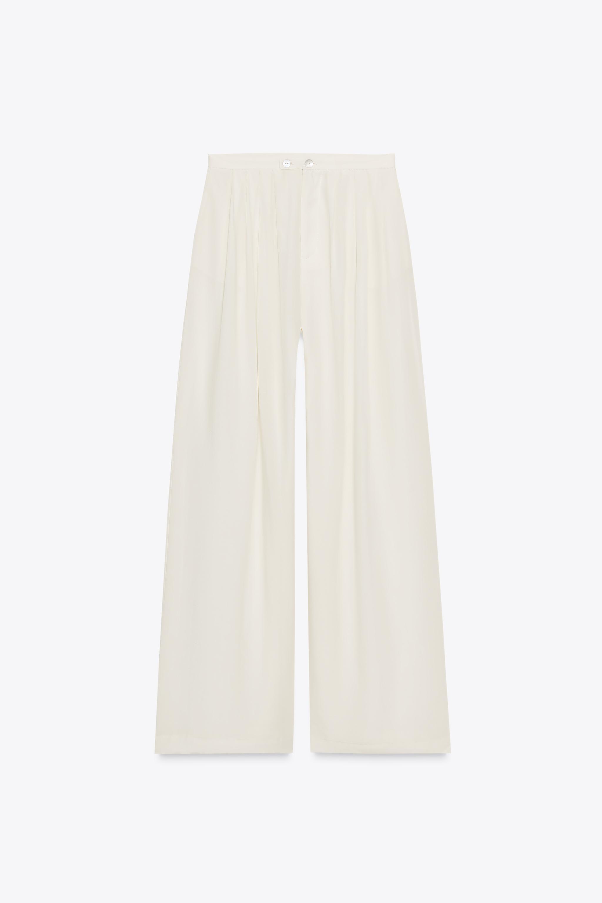PANTALON LONGUEUR CHEVILLE MULTI PLIS