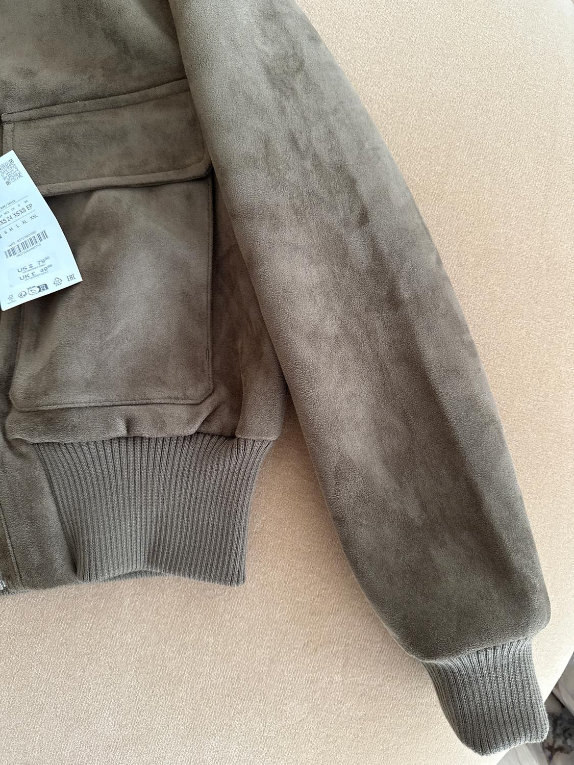 CHAQUETA BOMBER CUELLO SUBIDO RIB - Image 4