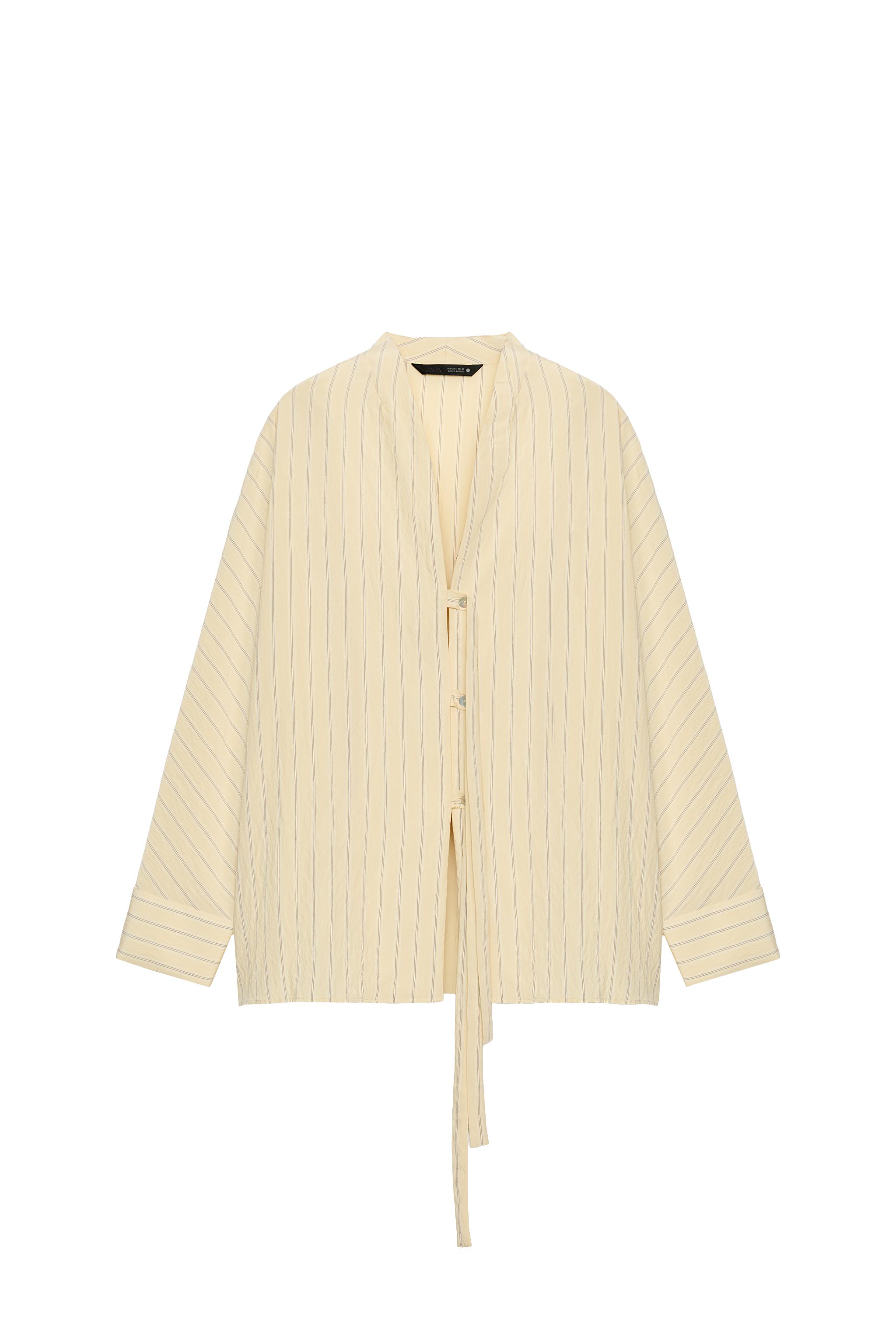 わわ ZW COLLECTION STRIPED SHIRT - Printed | ZARA United States