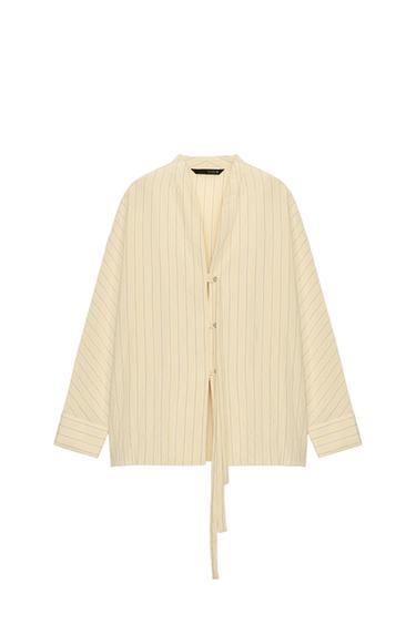 ZW COLLECTION STRIPED SHIRT - Printed by Zara