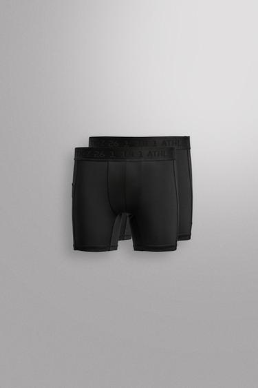 Zara 兩件組內搭褲 - 黑色