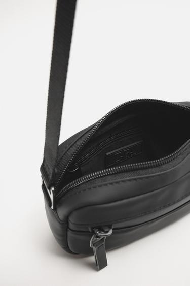 SAC BANDOULIÈRE EFFET GOMME - Noir de Zara - Image 3