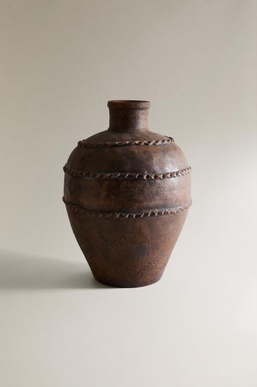 VASO TERRACOTA GRANDE - Caqui da Zara - Imagem 0