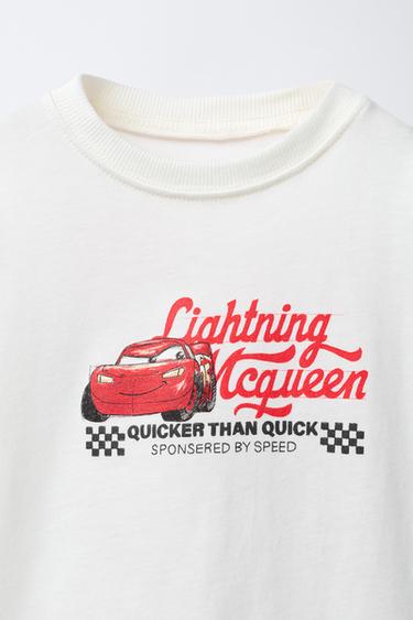 CARS LIGHTNING MCQUEEN © DISNEY PRINTED T-SHIRT - Ecru by Zara - Image 2